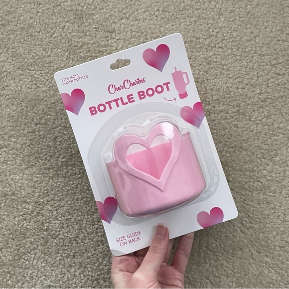 CharCharms Valentine’s Day Pink Heart Bottle Boot - Picture 15 of 15